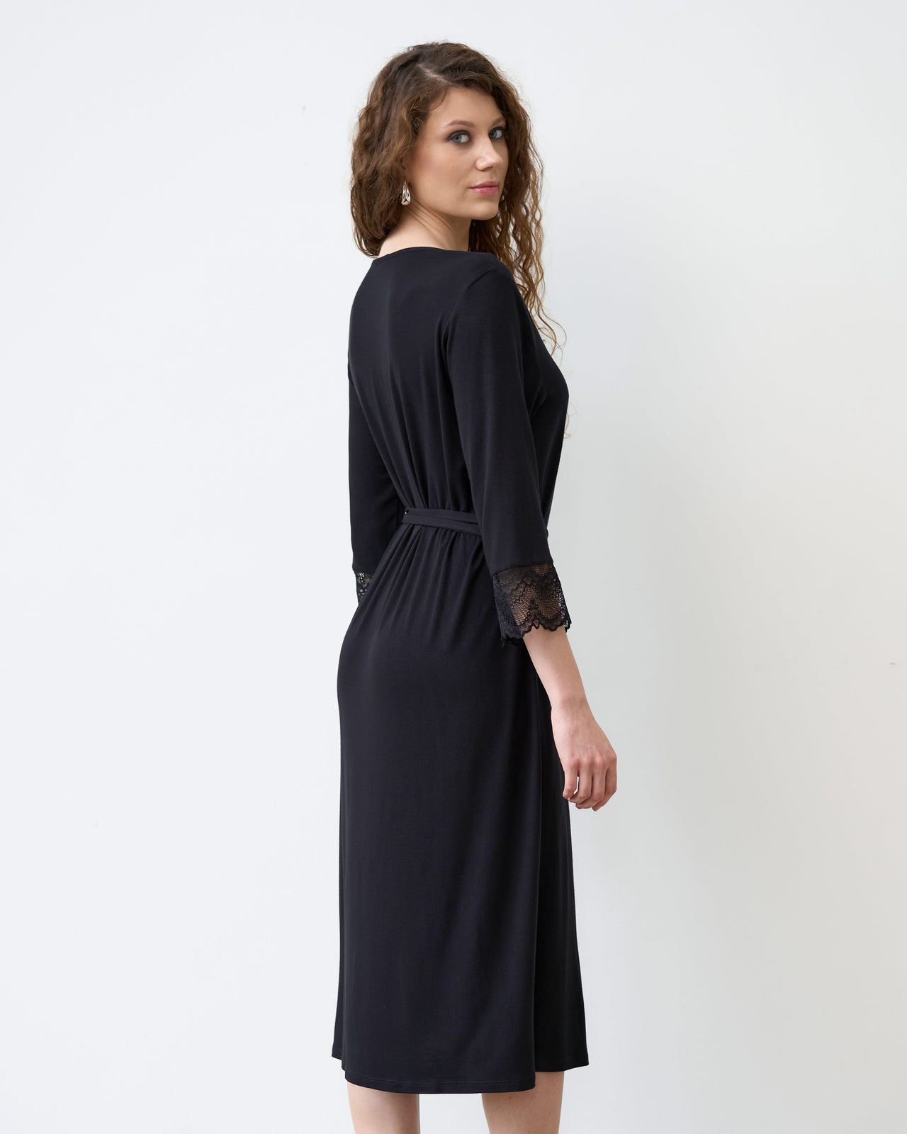 Effetto Bamboo Collection 3/4/Sleeve Robe