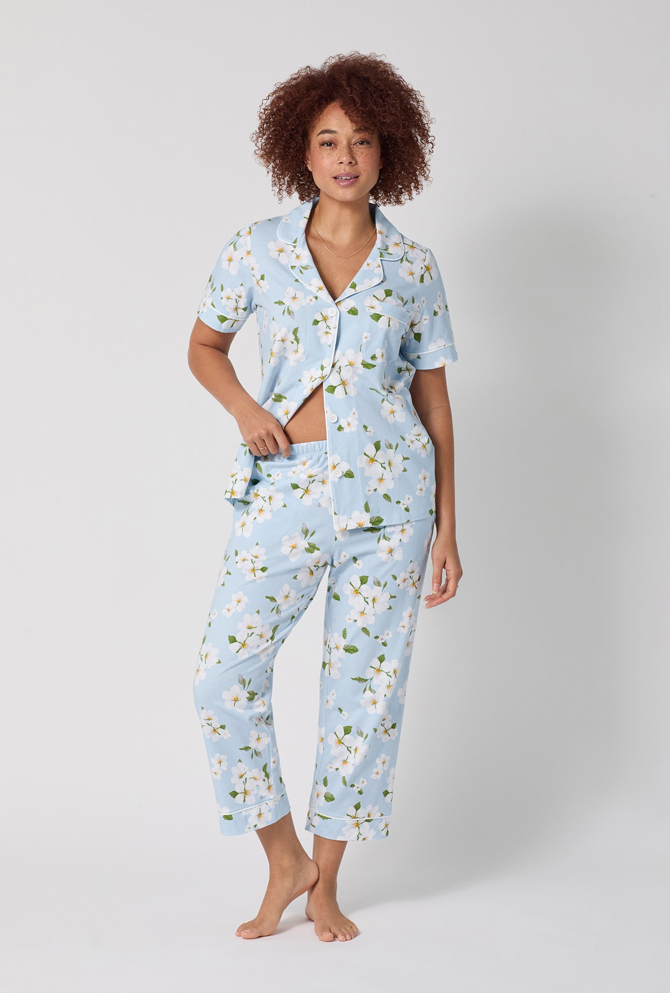 Bed Head Magnolia Breeze S/S Cropped PJ Set