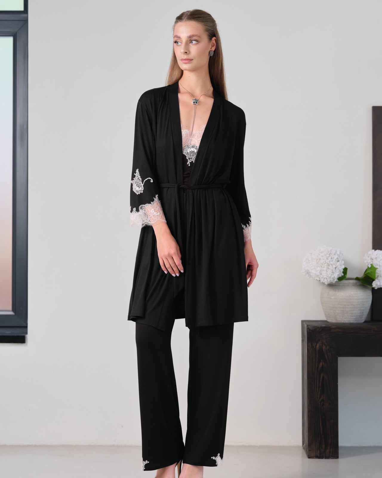 Effetto Bamboo Collection Camisole Pant PJ Set