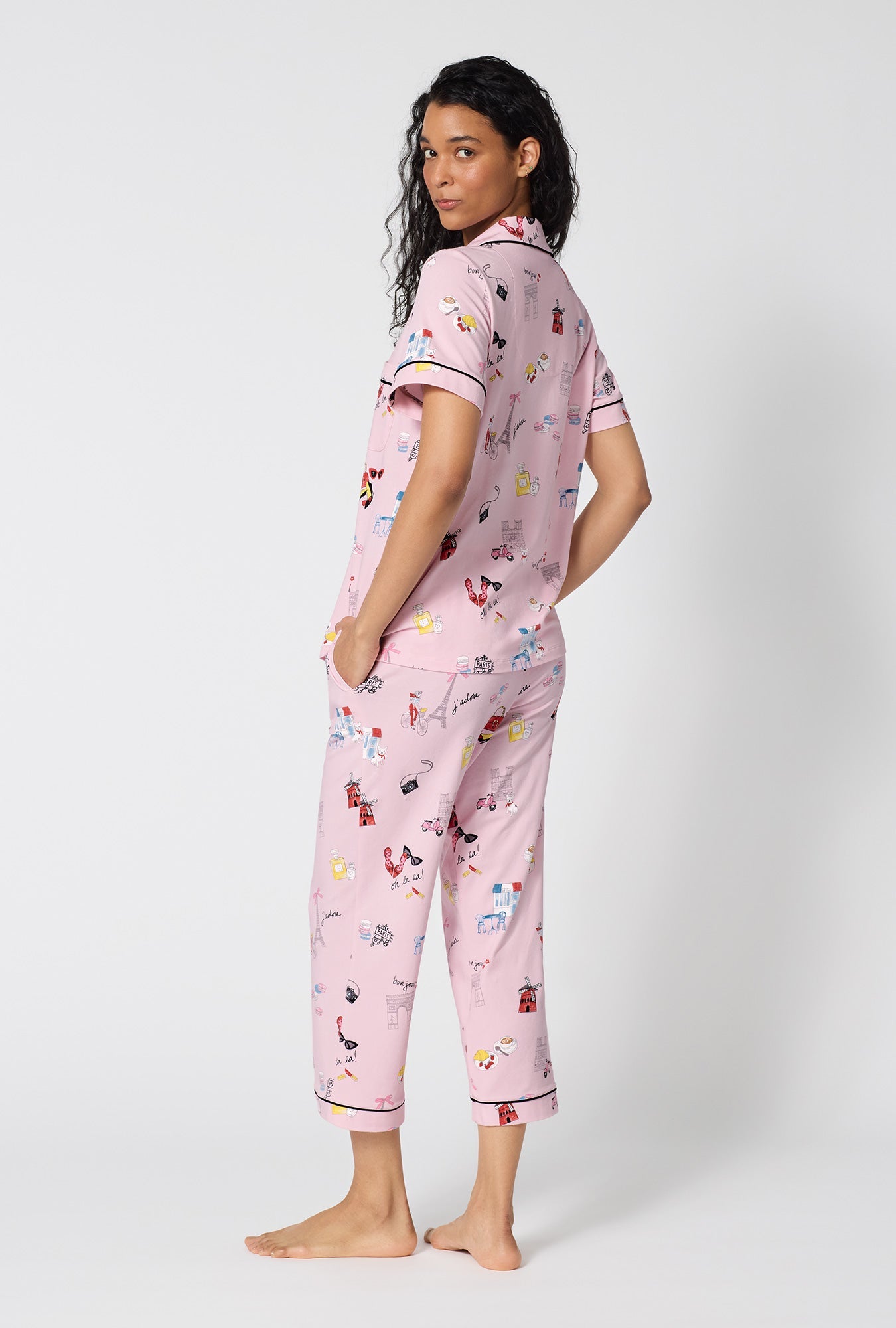 Bed Head J`Adore Paris S/S Cropped PJ Set