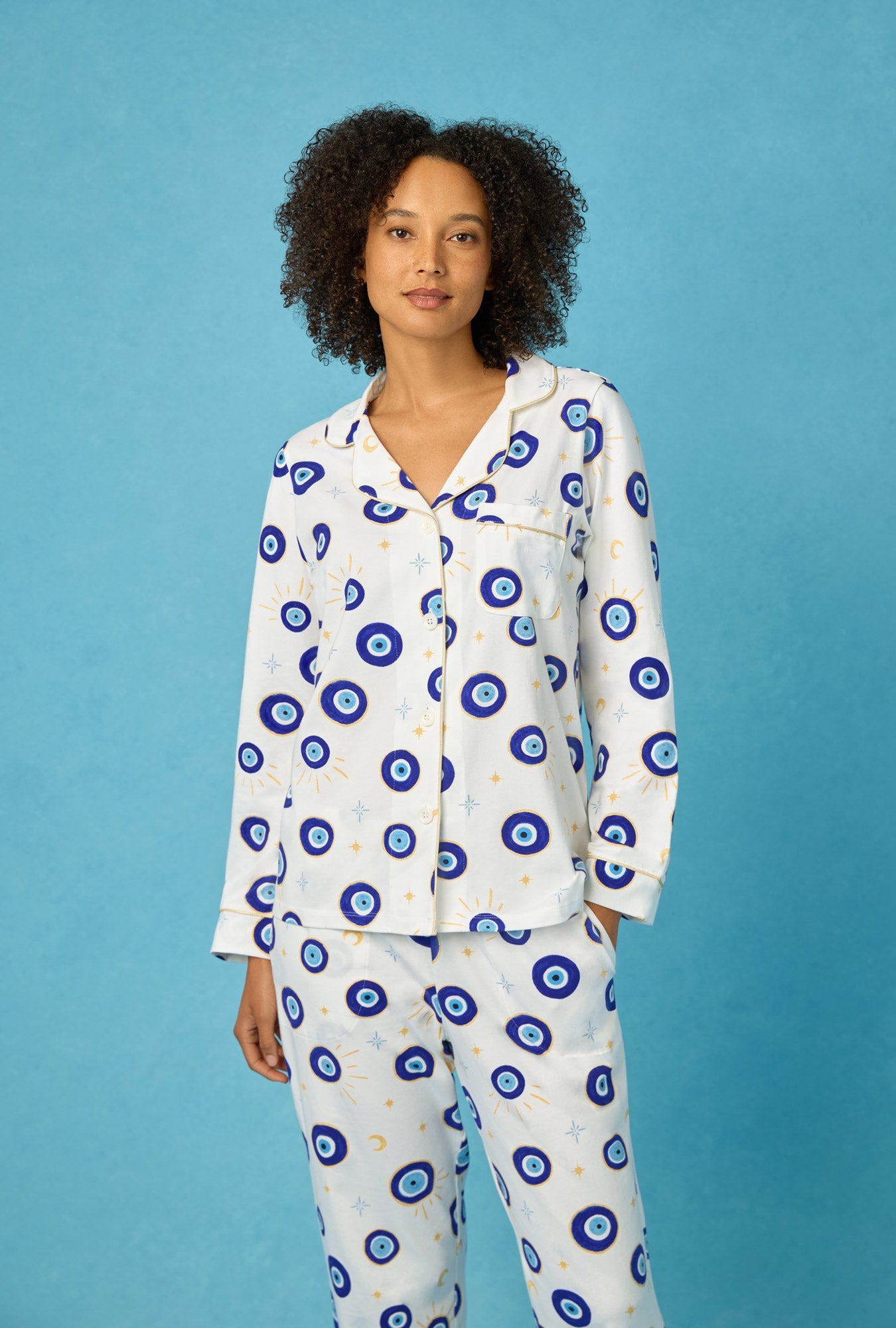Bed Head Long Sleeve Classic Stretch Jersey PJ Set