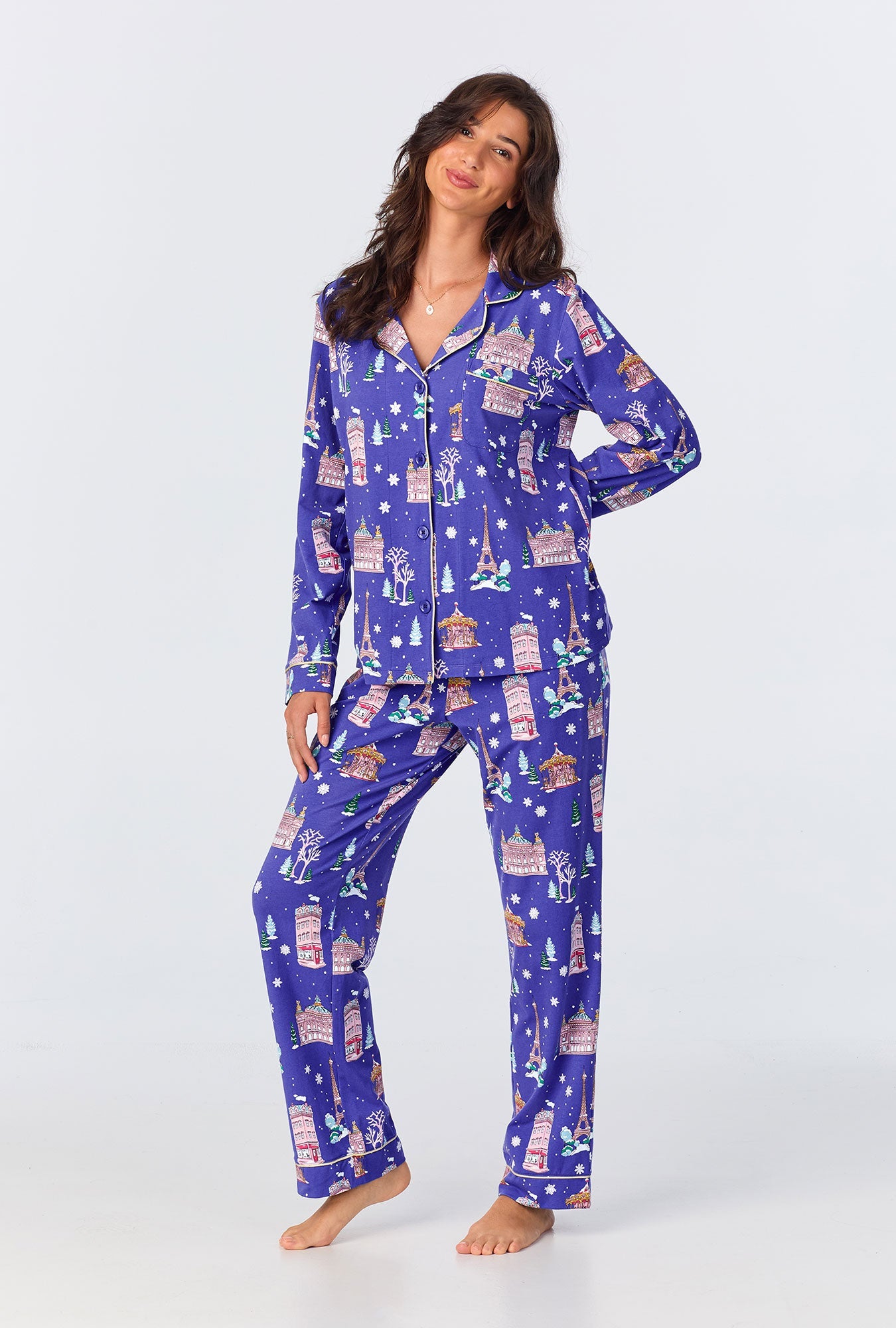 Bed Head Long Sleeve Classic Stretch Jersey PJ Set