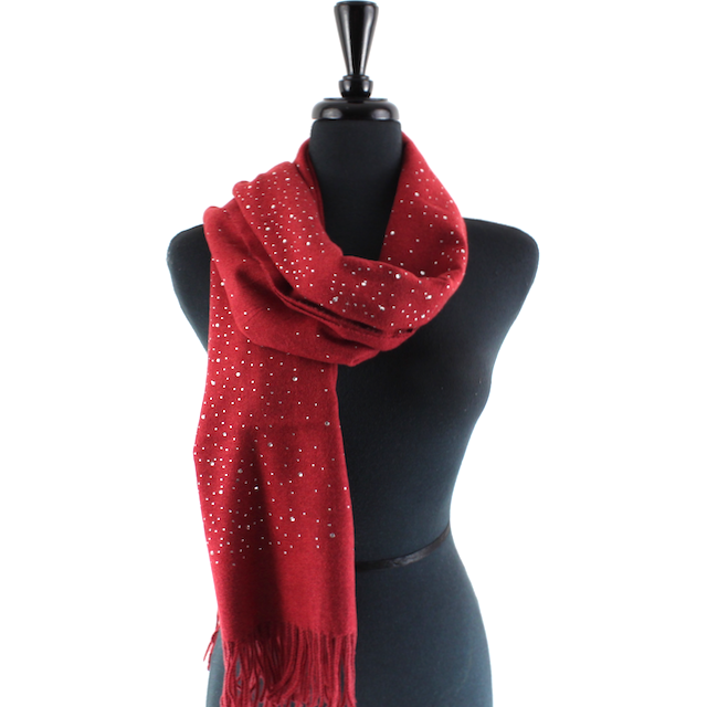 Pretty Persuasions Mischa Rhinestones Embellishment Scarf