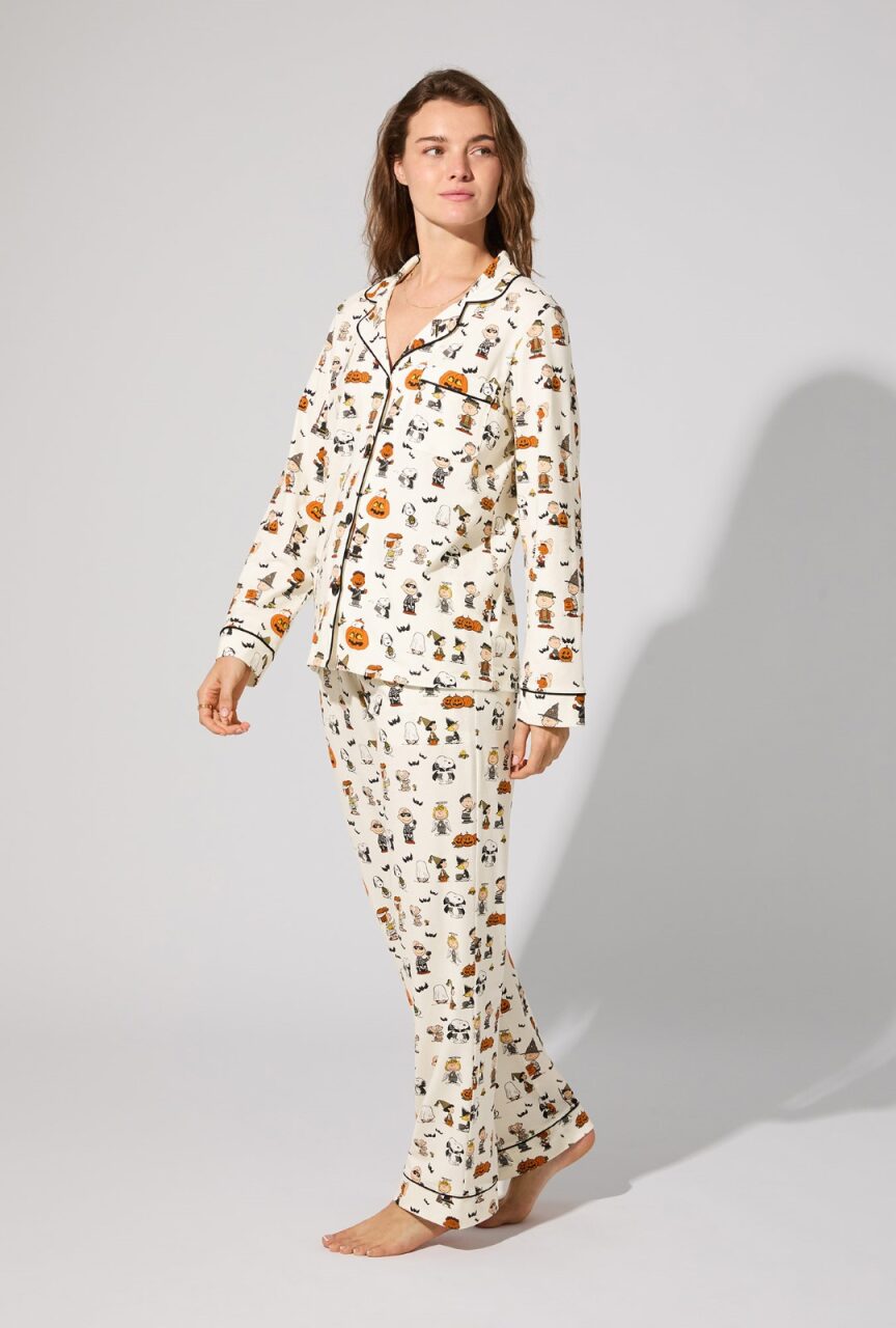 Bed Head Peanuts Halloween Long Sleeve Pajama Set