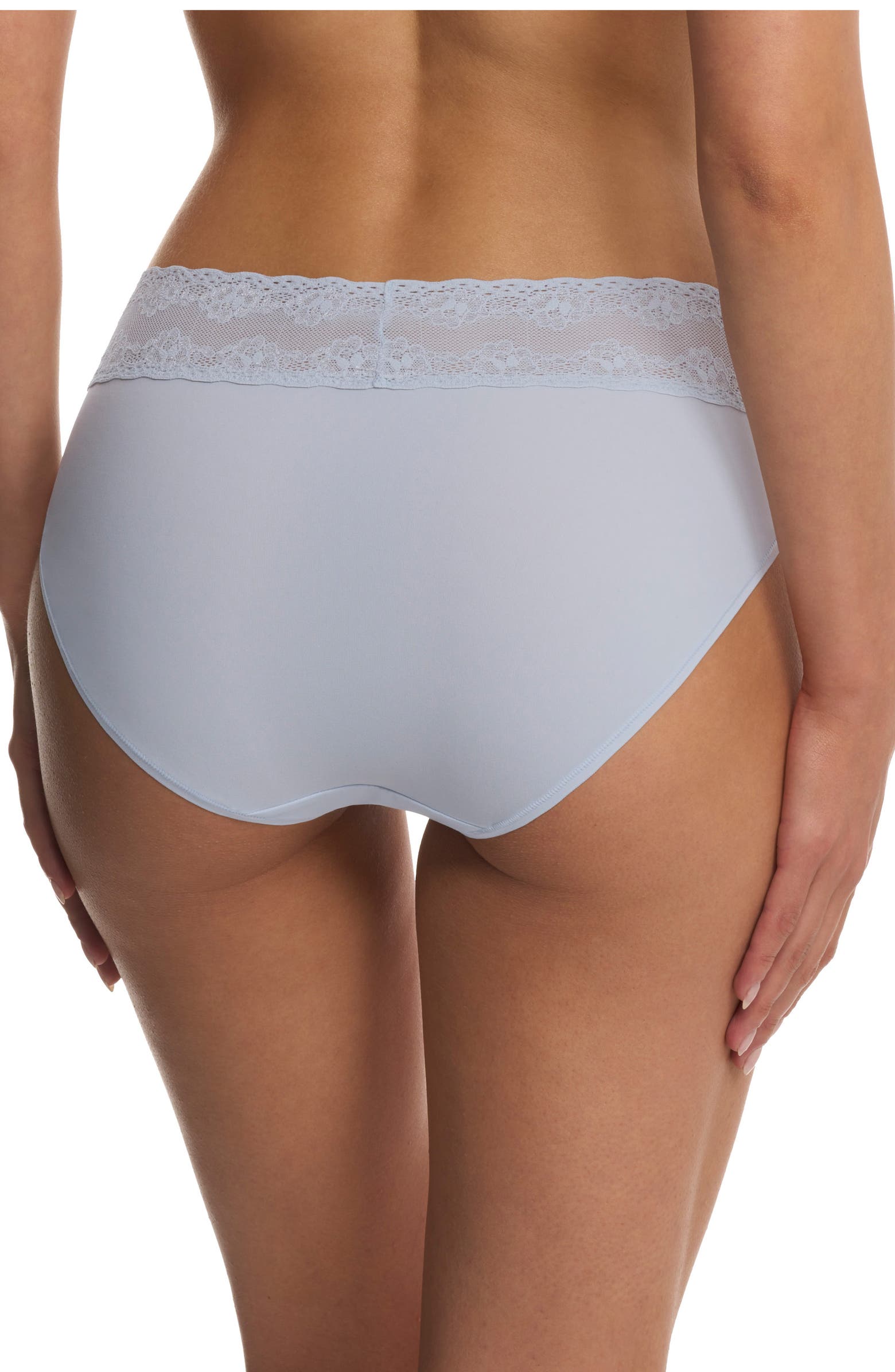 Natori Bliss Cotton French Cut Panty - Frosted Sky