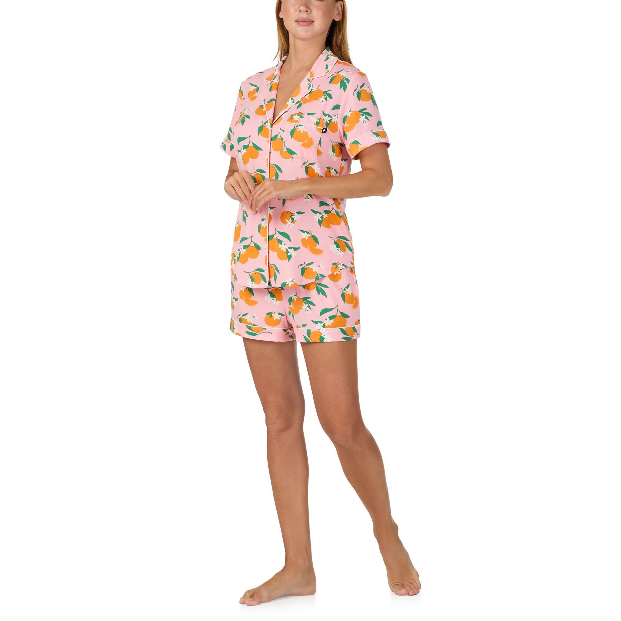 Kate Spade Modal Jersey S/S Notch Short PJ Set