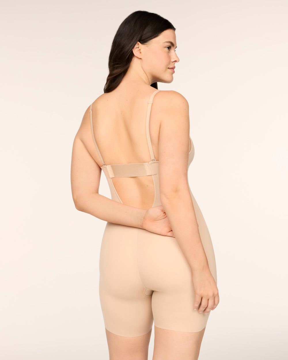 SPANXshape® Suit Your Fancy Plunge Low-Back Mid-Thigh Bodysuit