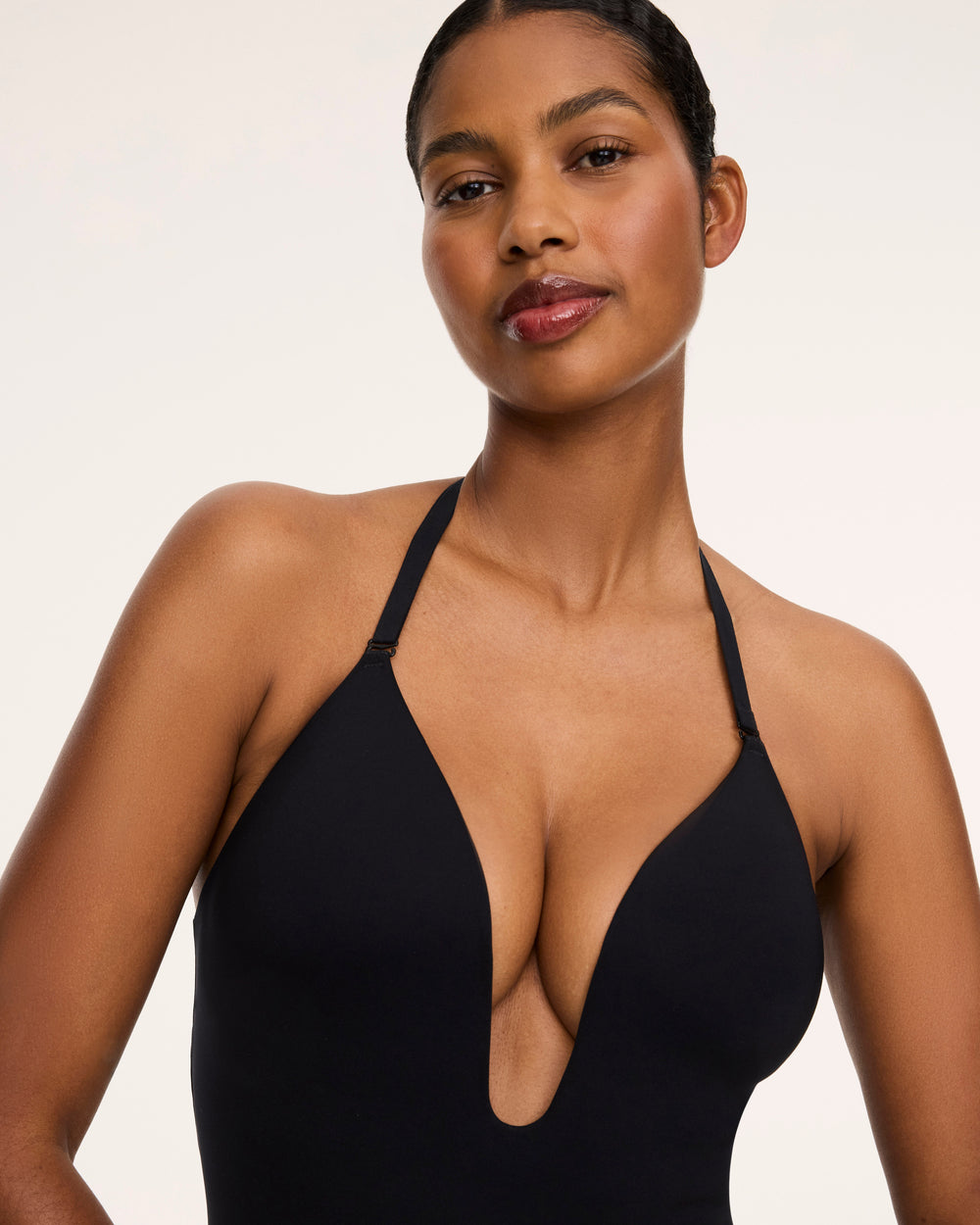 SPANXshape® Suit Your Fancy Plunge Low-Back Mid-Thigh Bodysuit