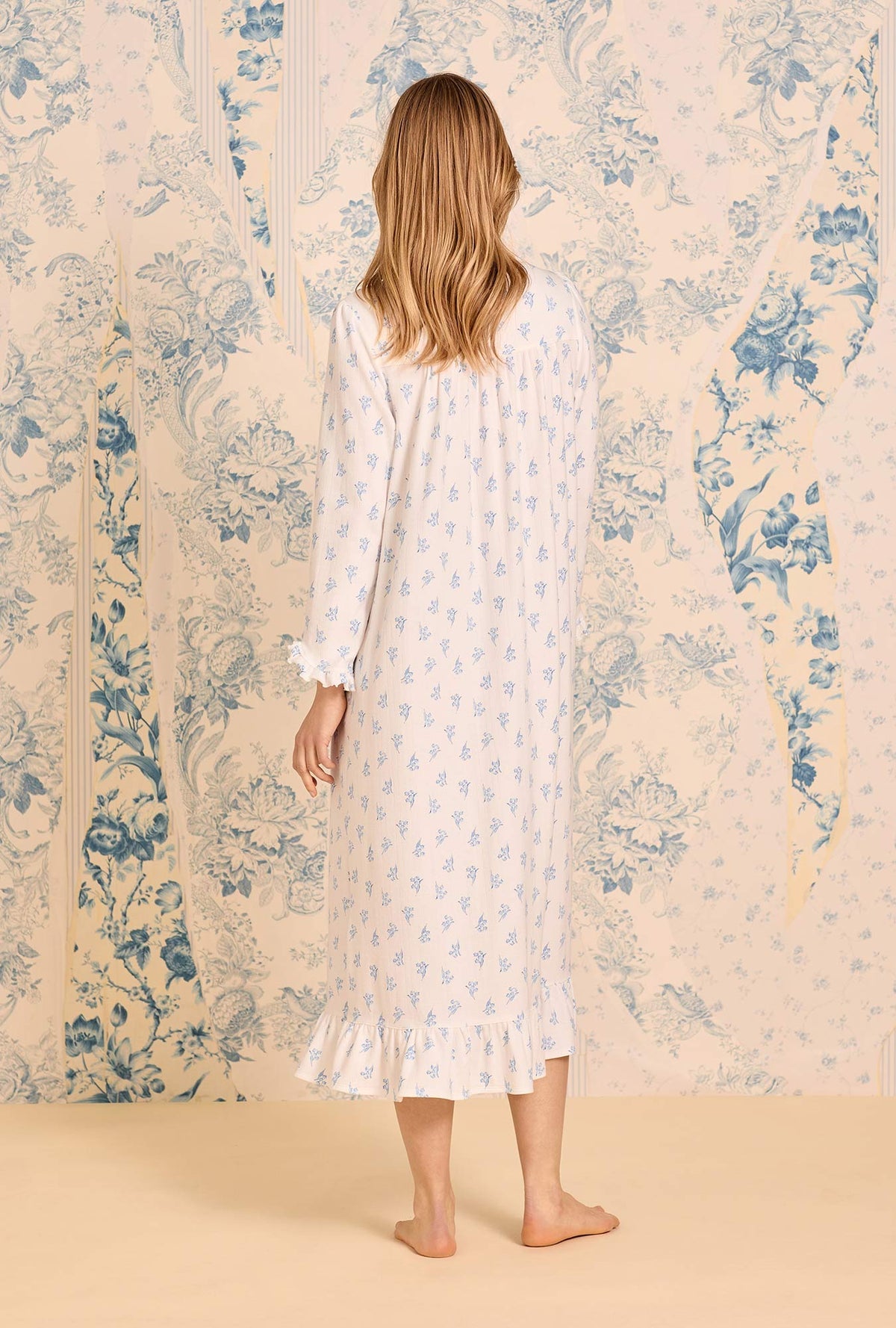 Eileen West Lily Reverie Cotton Pointelle Ballet Nightgown