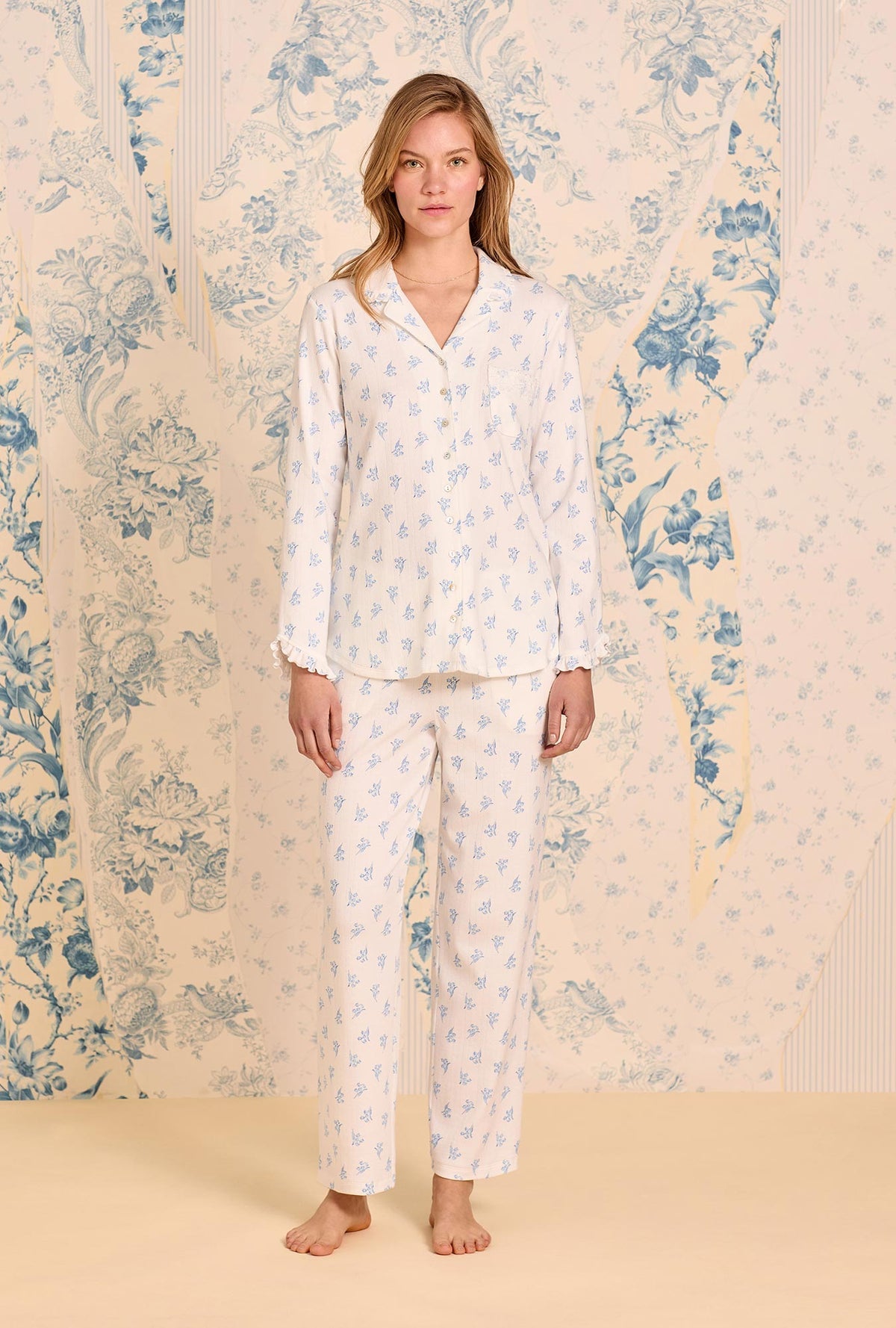 Eileen West Lily Reverie Cotton Pointelle PJ Set