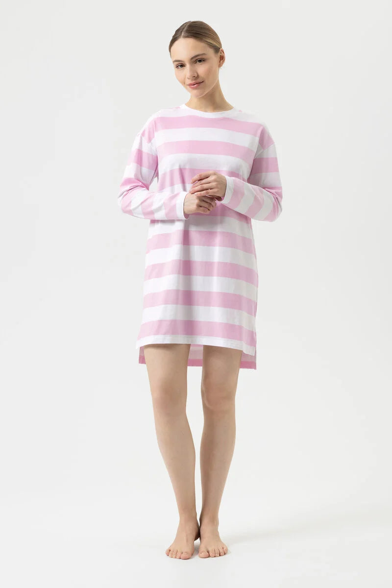 Mey Serie Streaked Lines L/S Nightgown