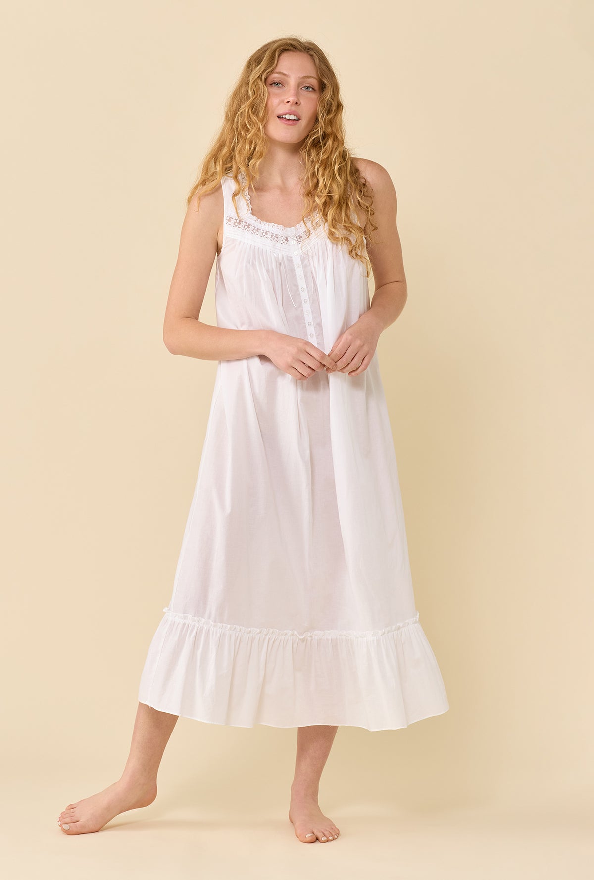 Eileen West 50" Ballet S/L Nightgown
