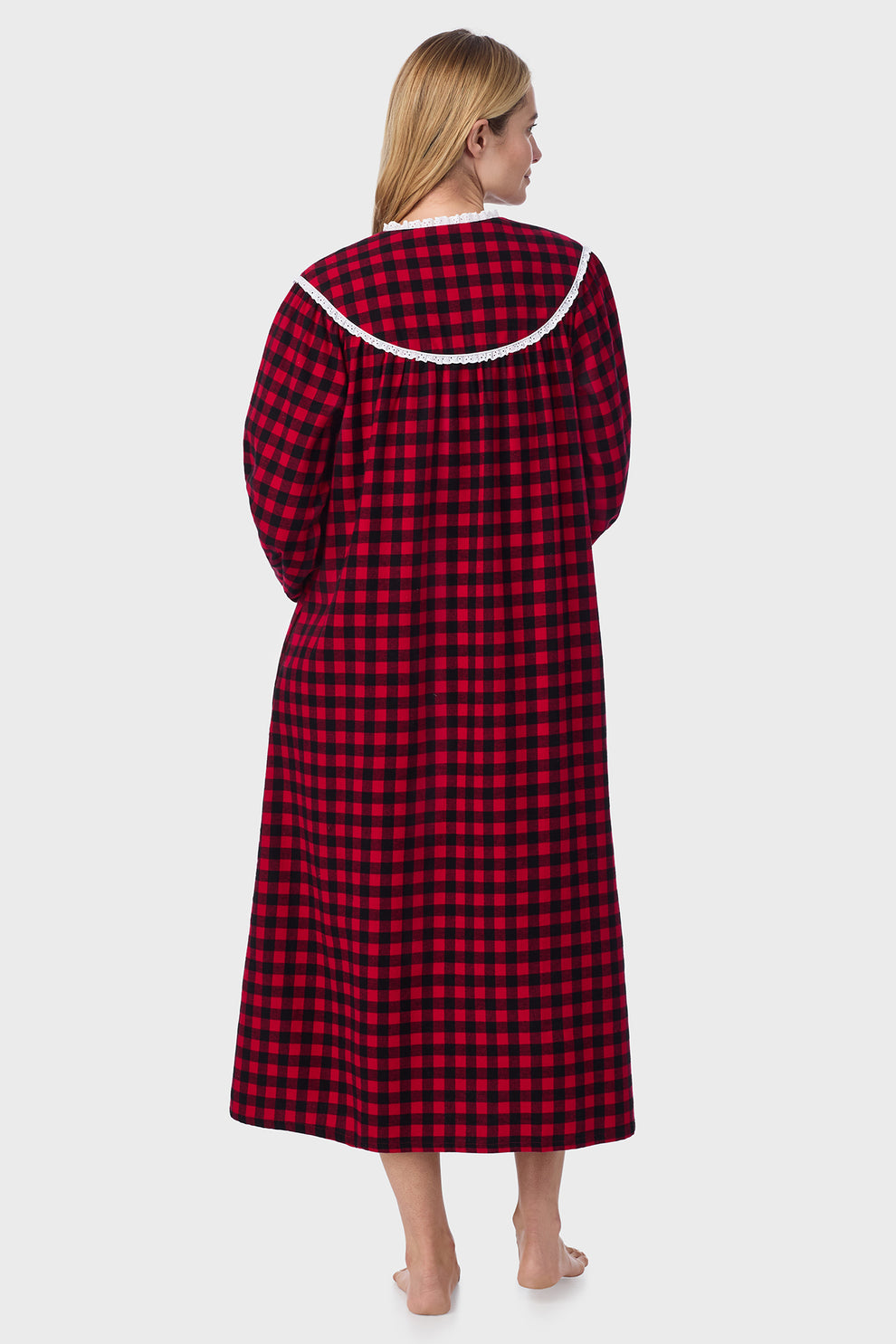 Lanz of Salzburg Flannel Long Gown