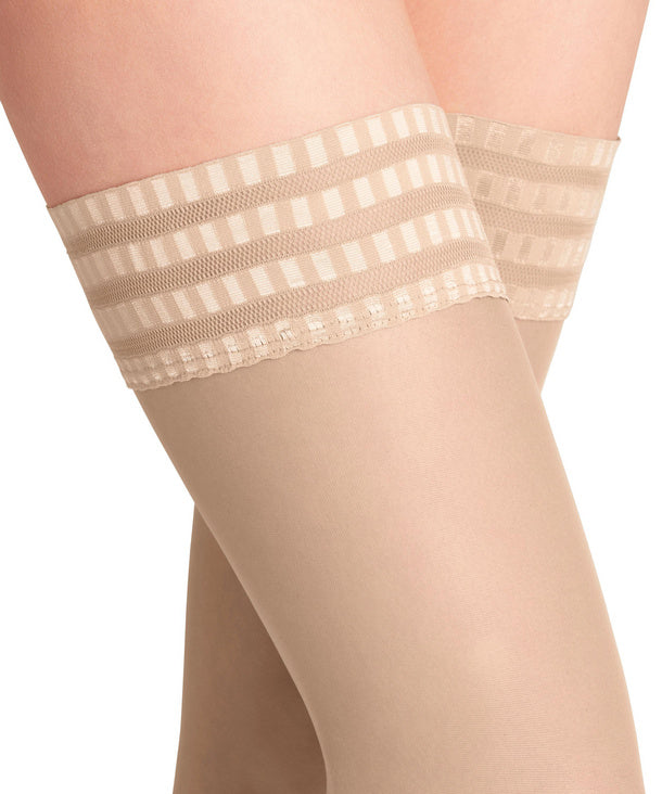 Falke Pure Matt 20 Transparent Stay-Up Thigh High