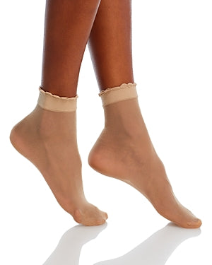 Hue Scallop Sheer Anklet