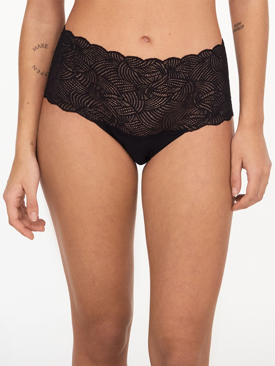 Black Soft strectch lace panty