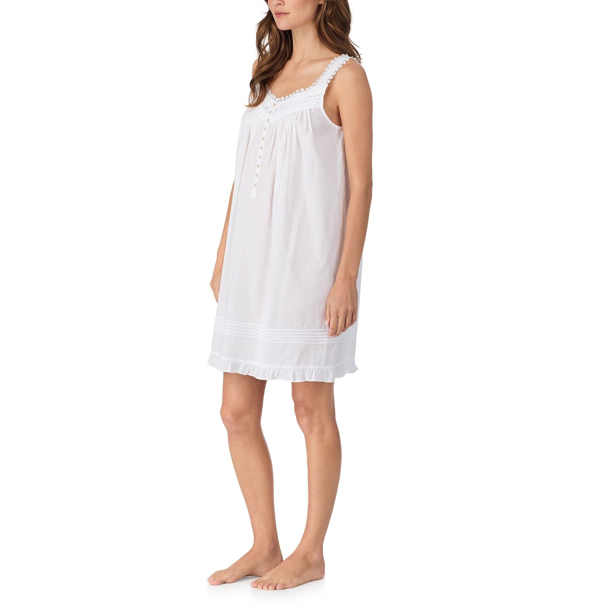 Eileen West Cotton Lawn Short S/L Chemise