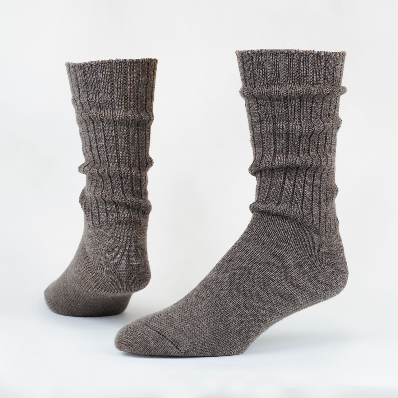 Maggie's Organics Organic Wool Crew Sock - Heather Dove
