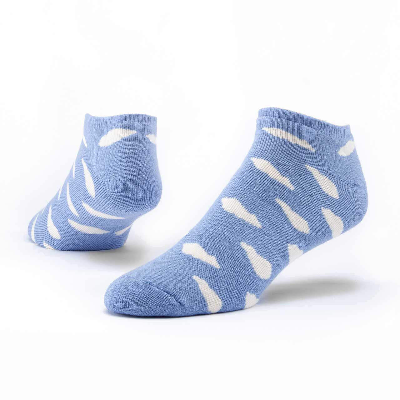 Maggie`s Organics Organic Cotton Biodiversity Footie Sock - Blue Cloud