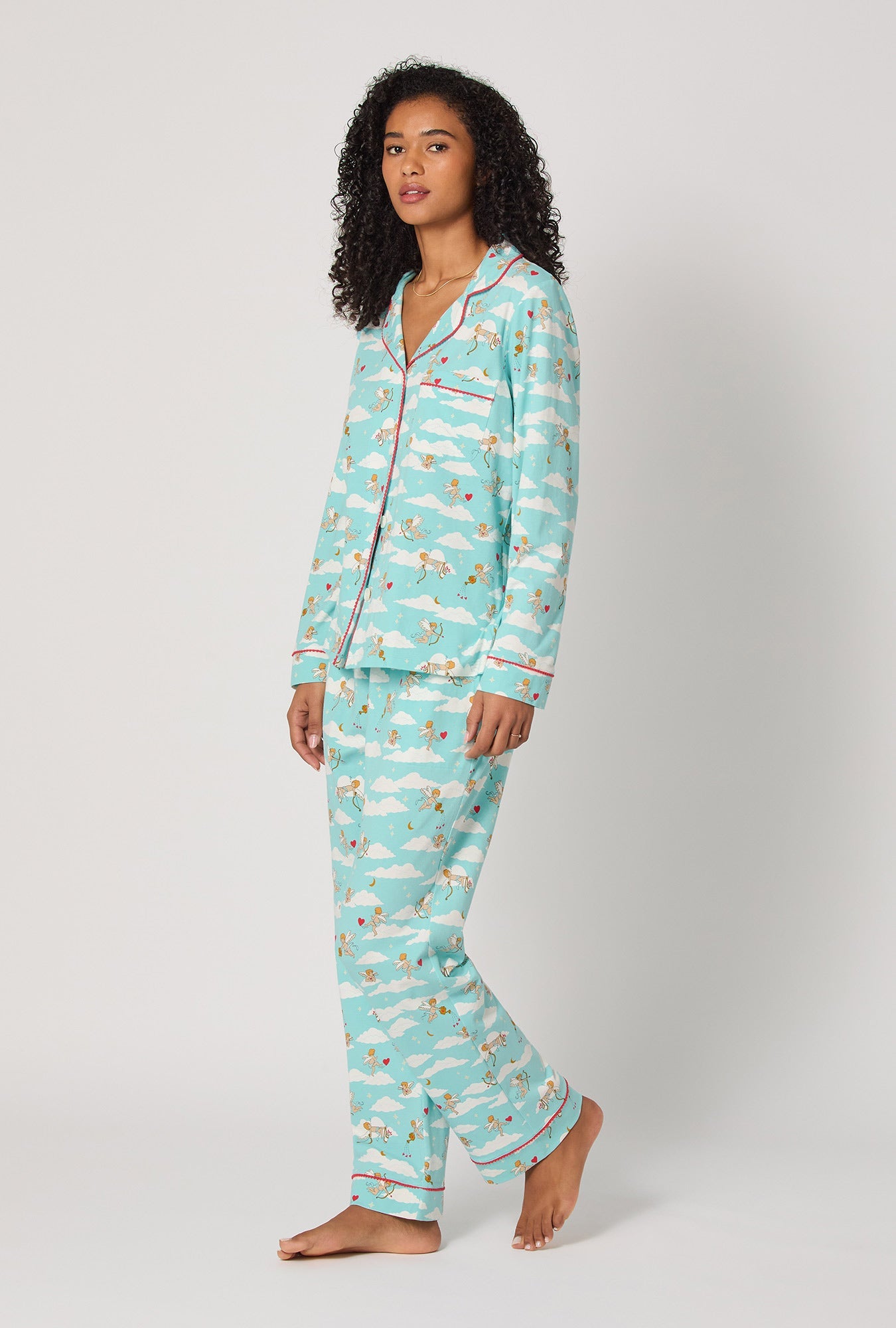 Bed Head Classic Long Sleeve PJ Set- Cheeky Cupid