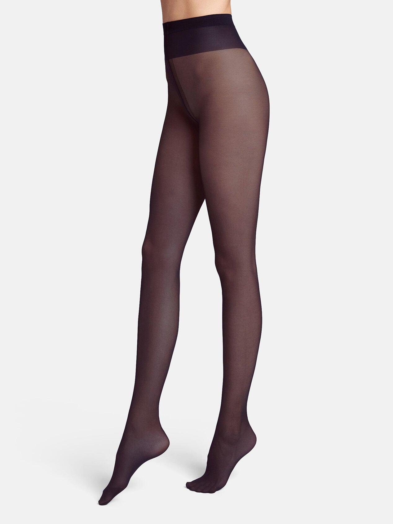 Wolford Individual 10 Sheer Tights Black