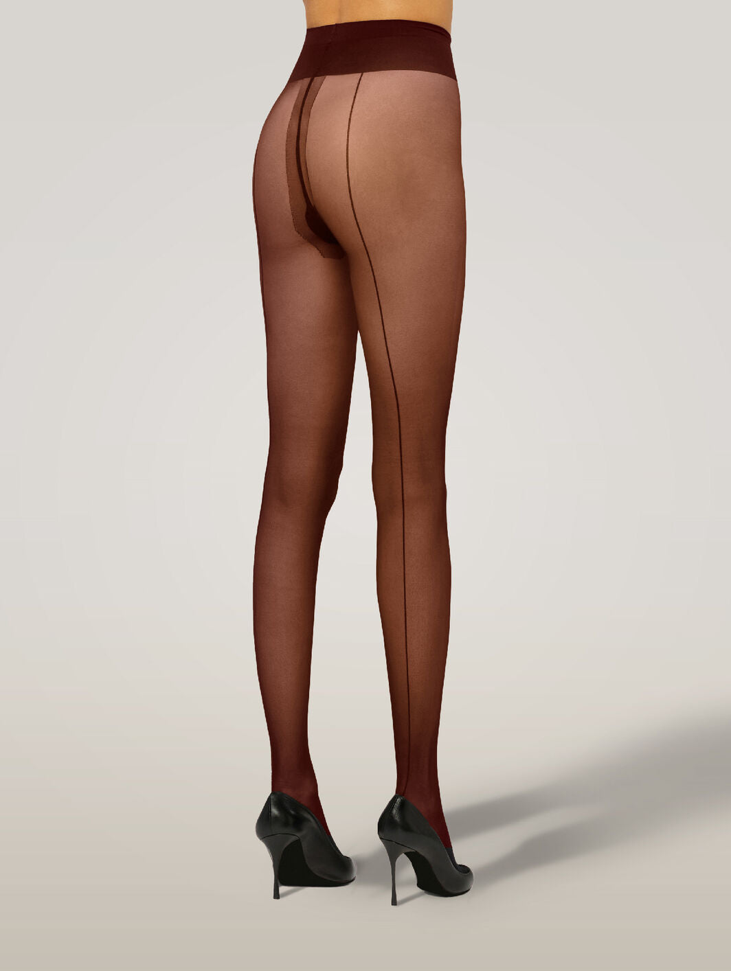 Wolford Individual 10 Back Seam Tights
