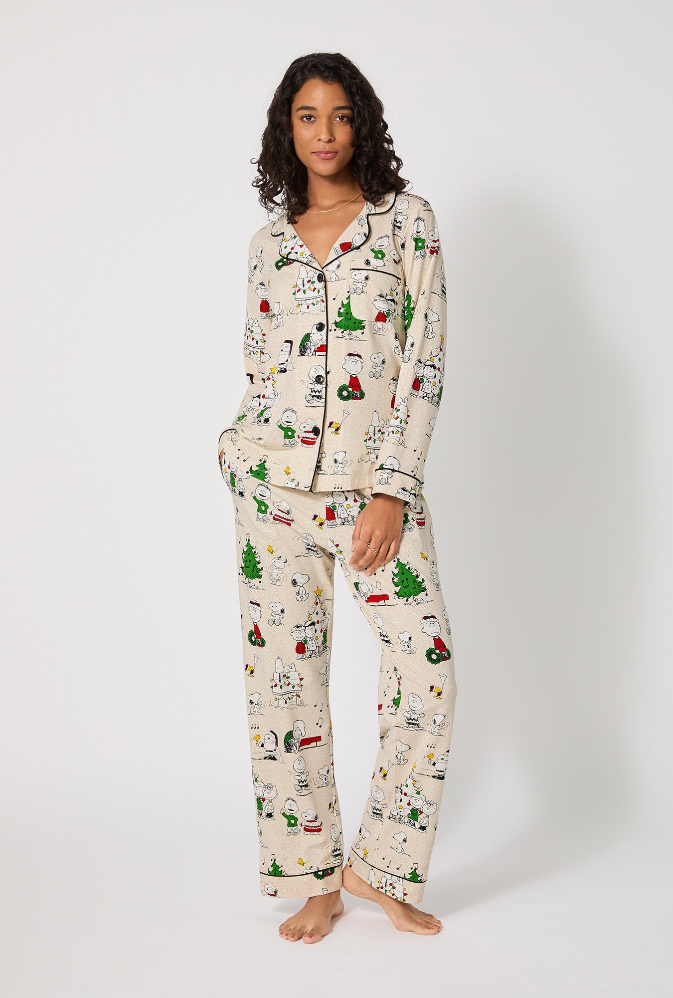 Bed Head Peanuts Celebration L/S Classic PJ Set