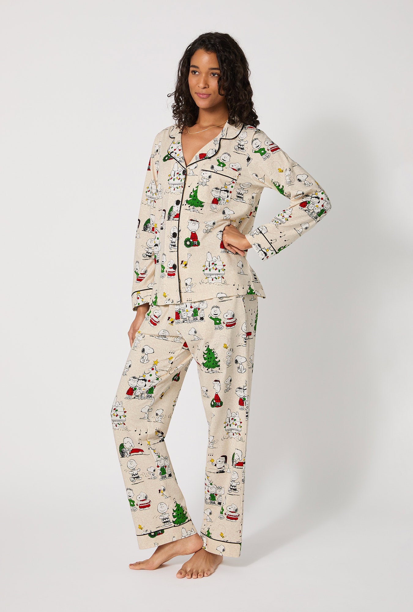 Bed Head Peanuts Celebration L/S Classic PJ Set