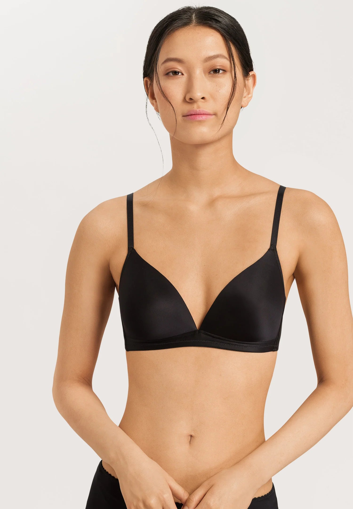 Hanro Satin Deluxe Soft Cup T-Shirt Bra