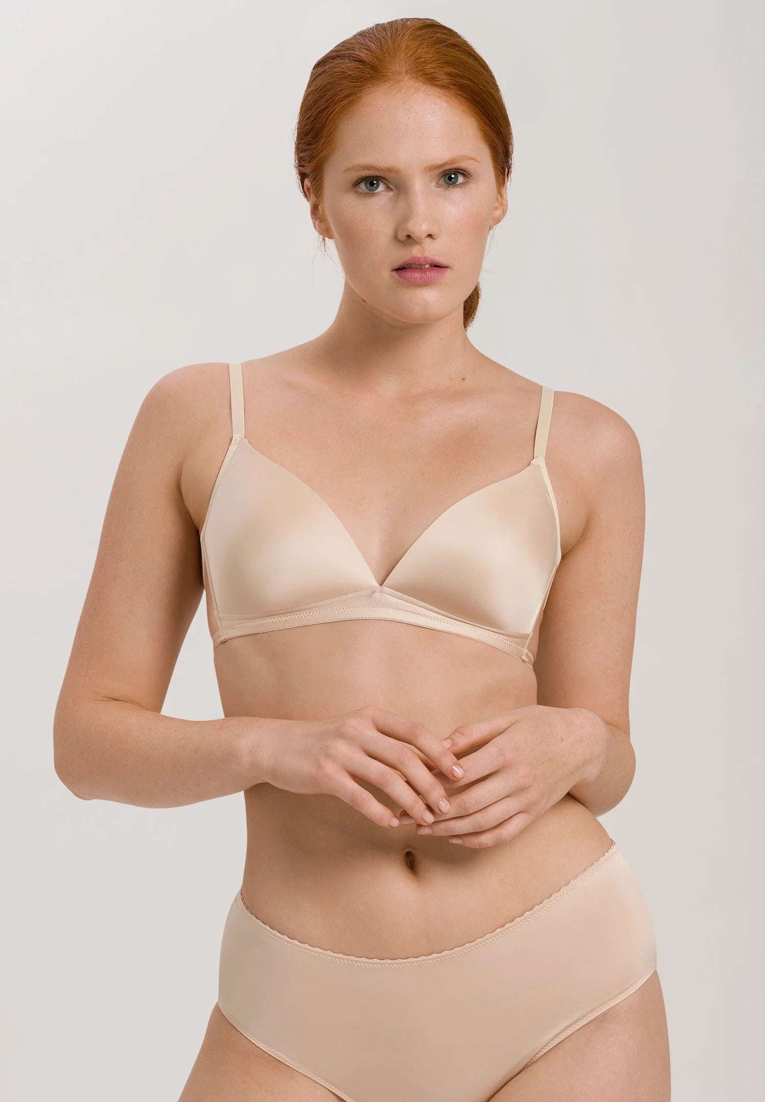 Hanro Satin Deluxe Soft Cup T-Shirt Bra