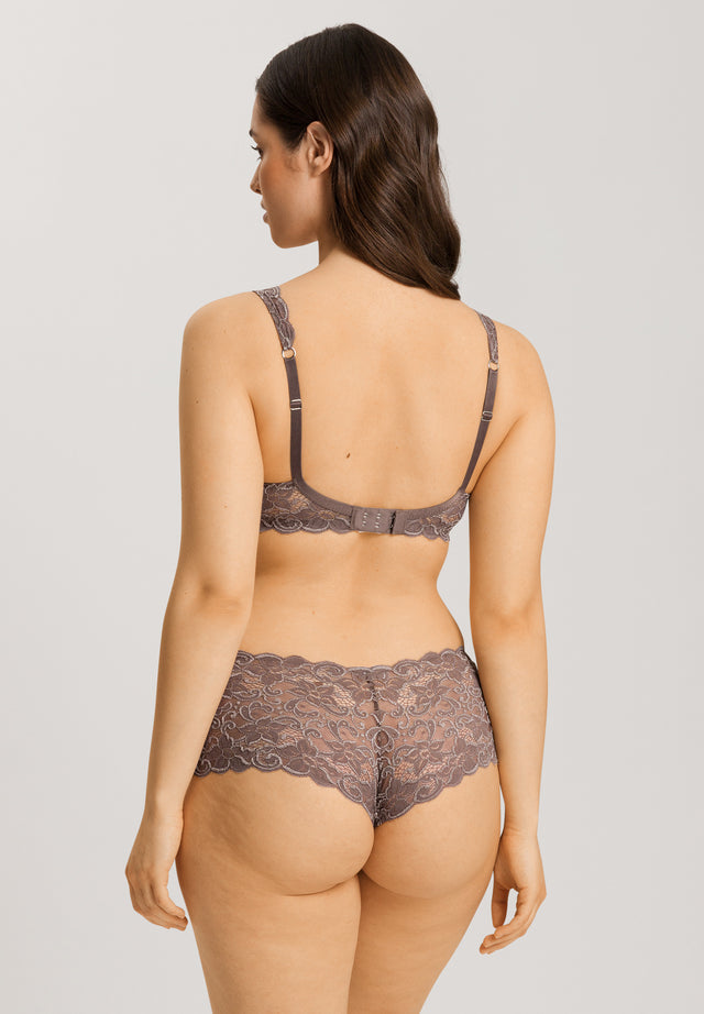 Hanro Luxury Moments All Lace Soft Cup Bra - Stonewash