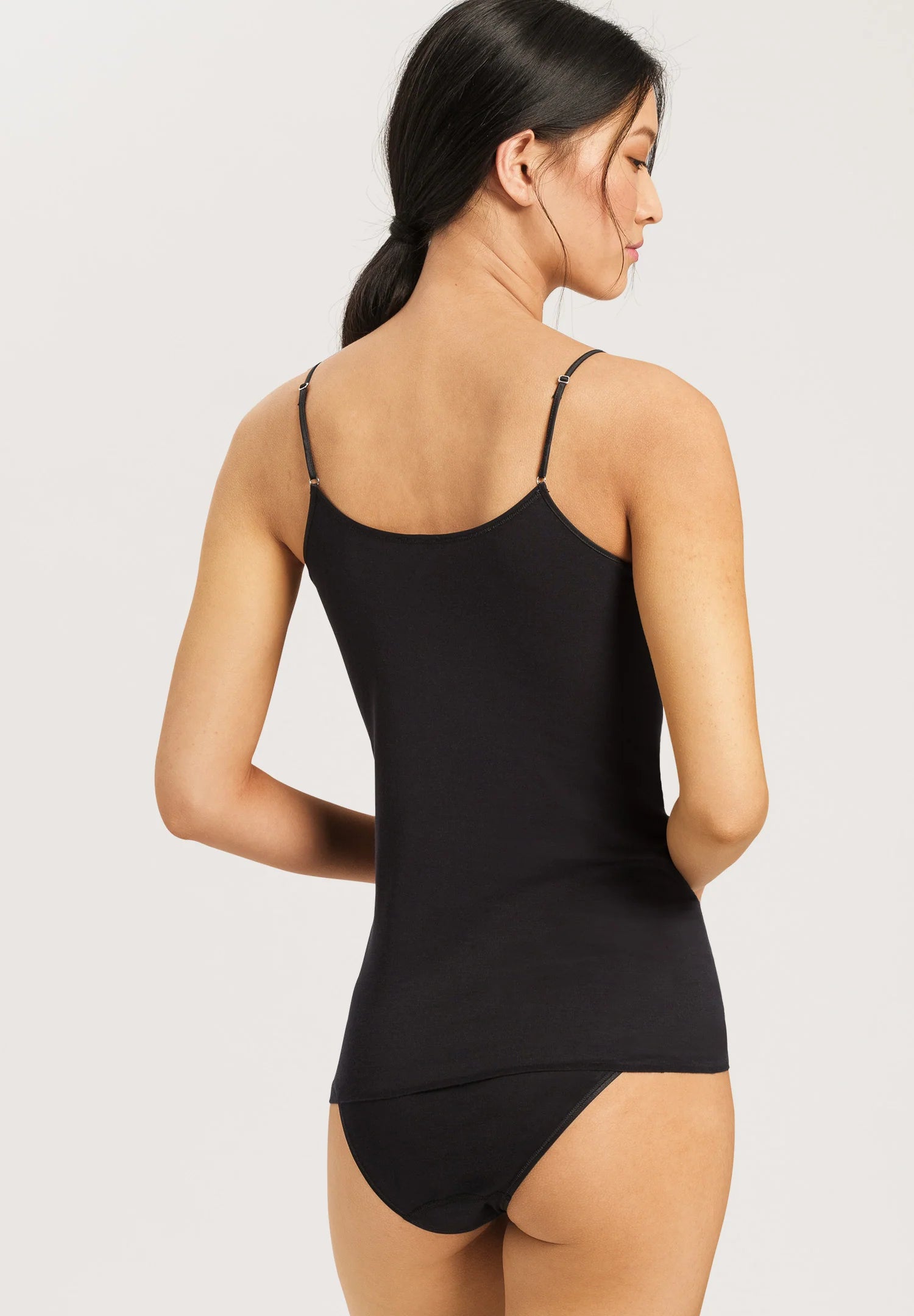 Hanro Cotton Seamless Spaghetti Camisole