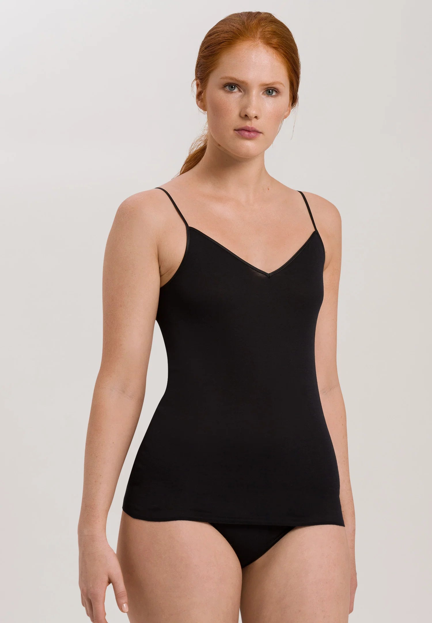Hanro Cotton Seamless V-Neck Camisole