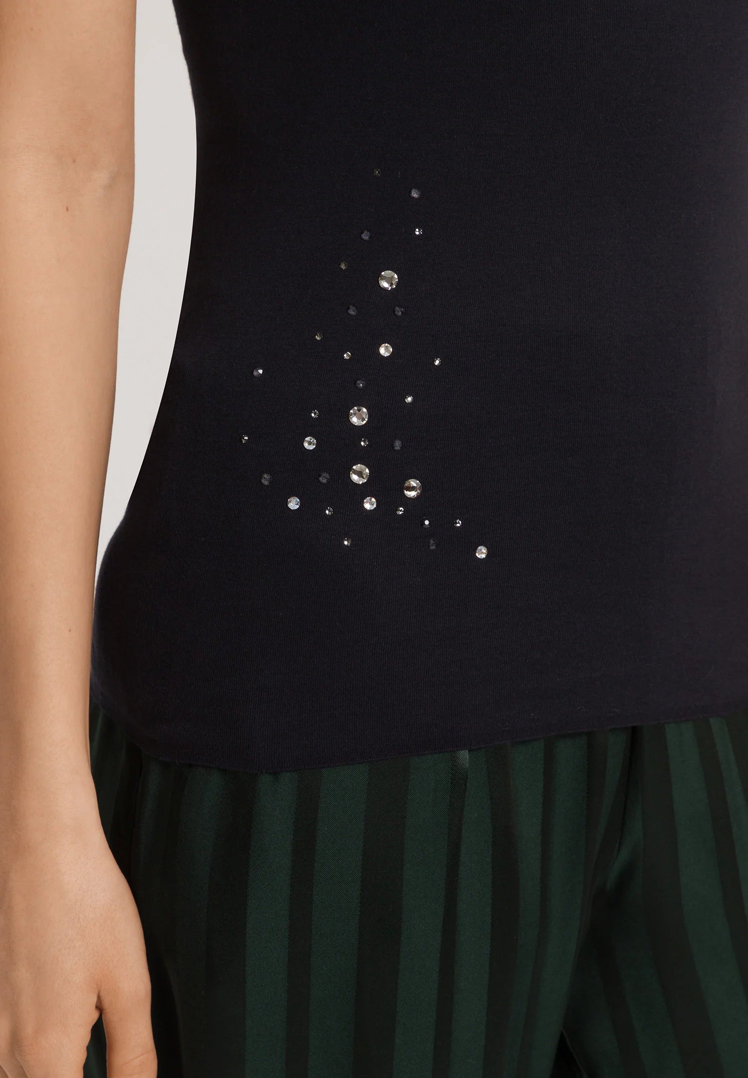 Hanro Swarovski Crystal Cotton Camisole