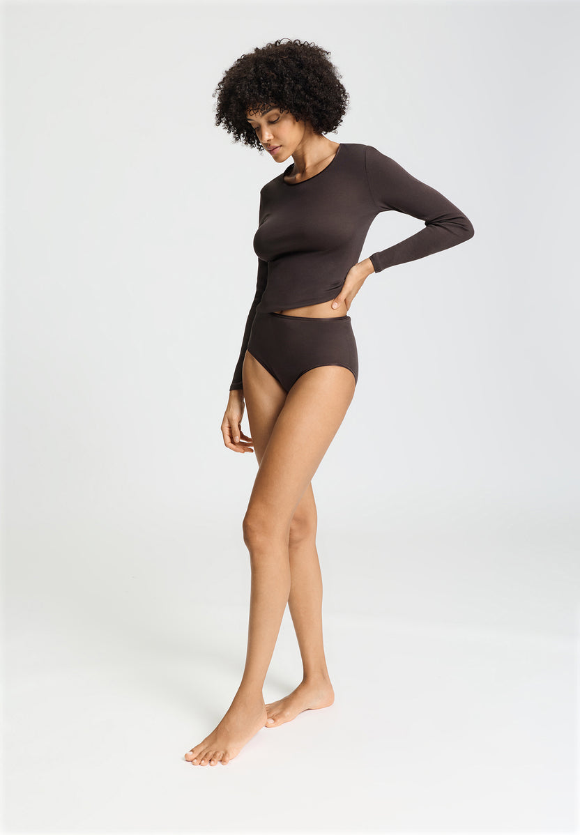 Hanro Cotton Seamless Full Brief Panty