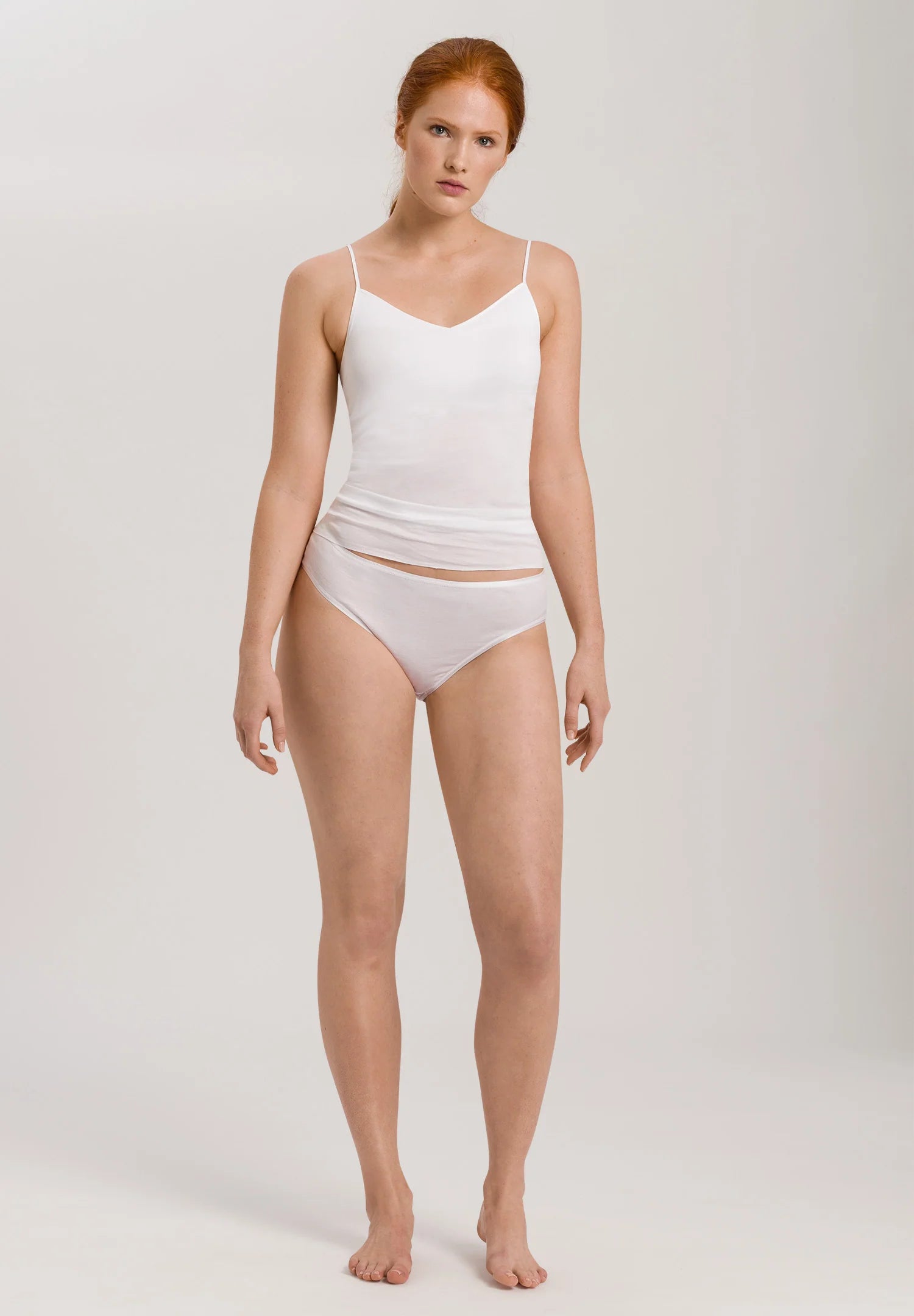 Hanro Cotton Seamless Hi-cut Full Brief