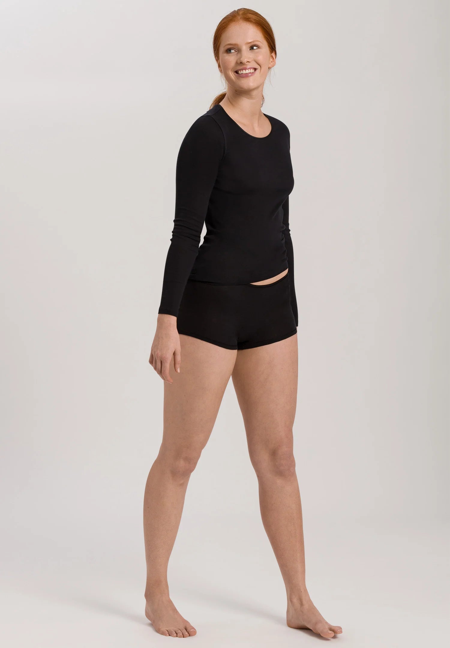 Hanro Cotton Seamless Boyleg Panty
