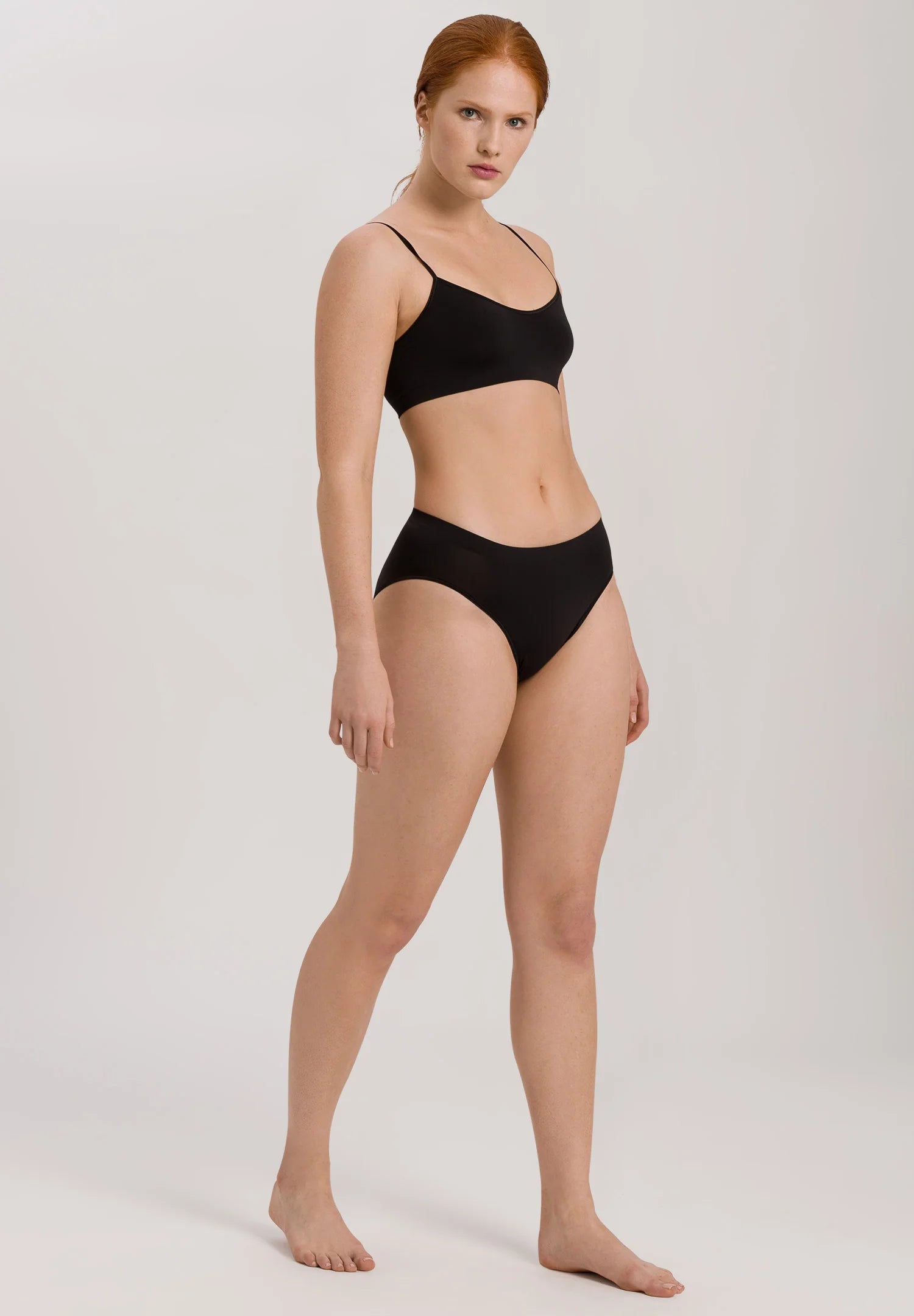 Hanro Touch Feeling Hi-Cut Brief Panty - Noir