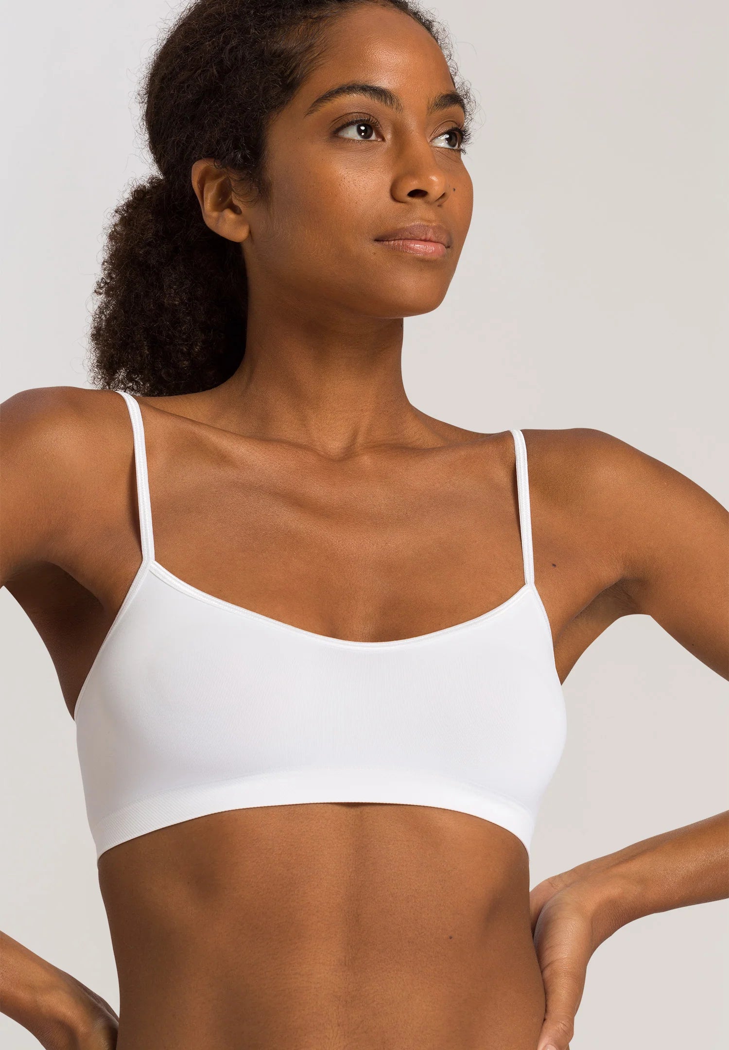 Hanro Touch Feeling Spaghetti Crop Top