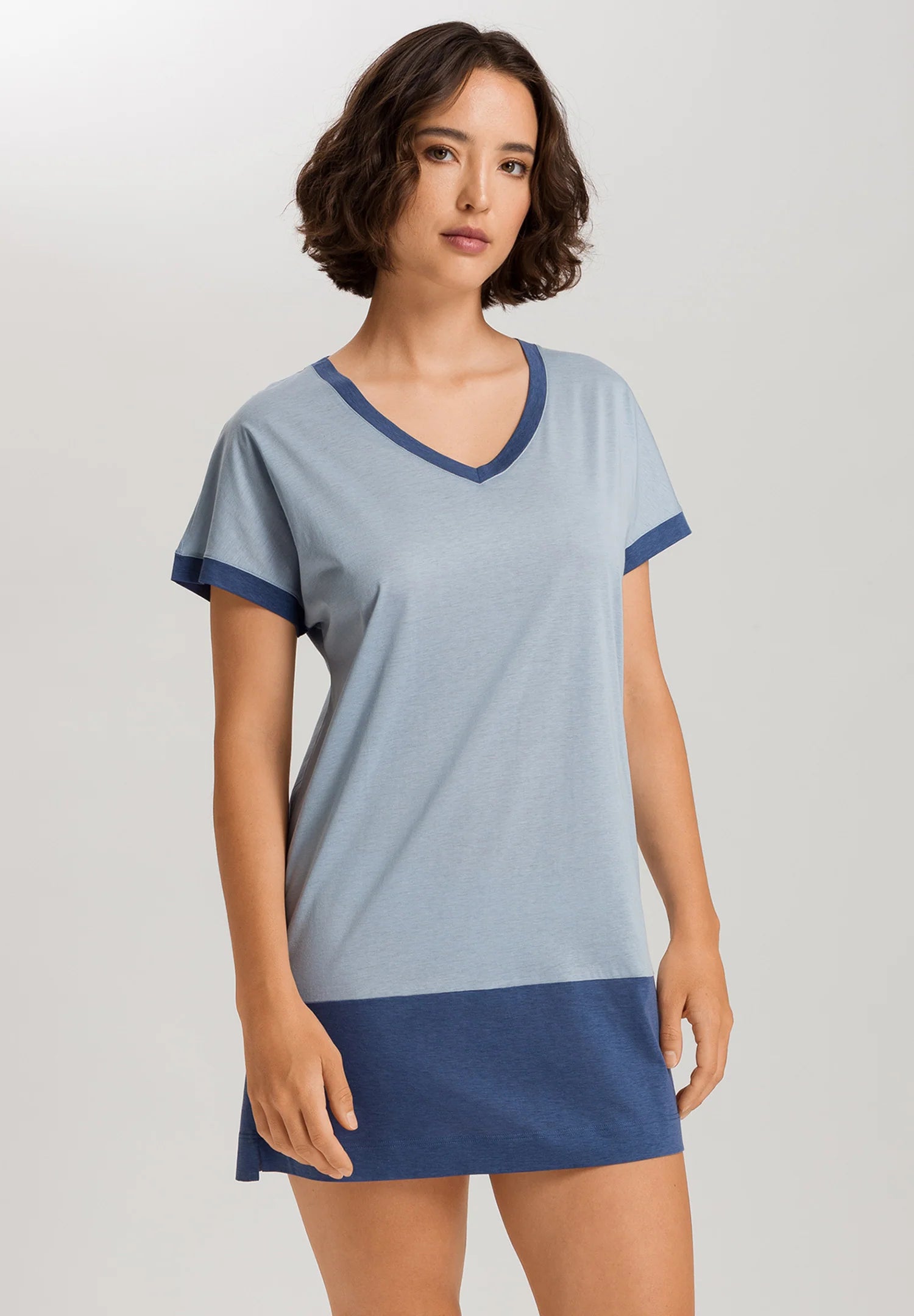 Hanro Laura Two Tone Big Shirt