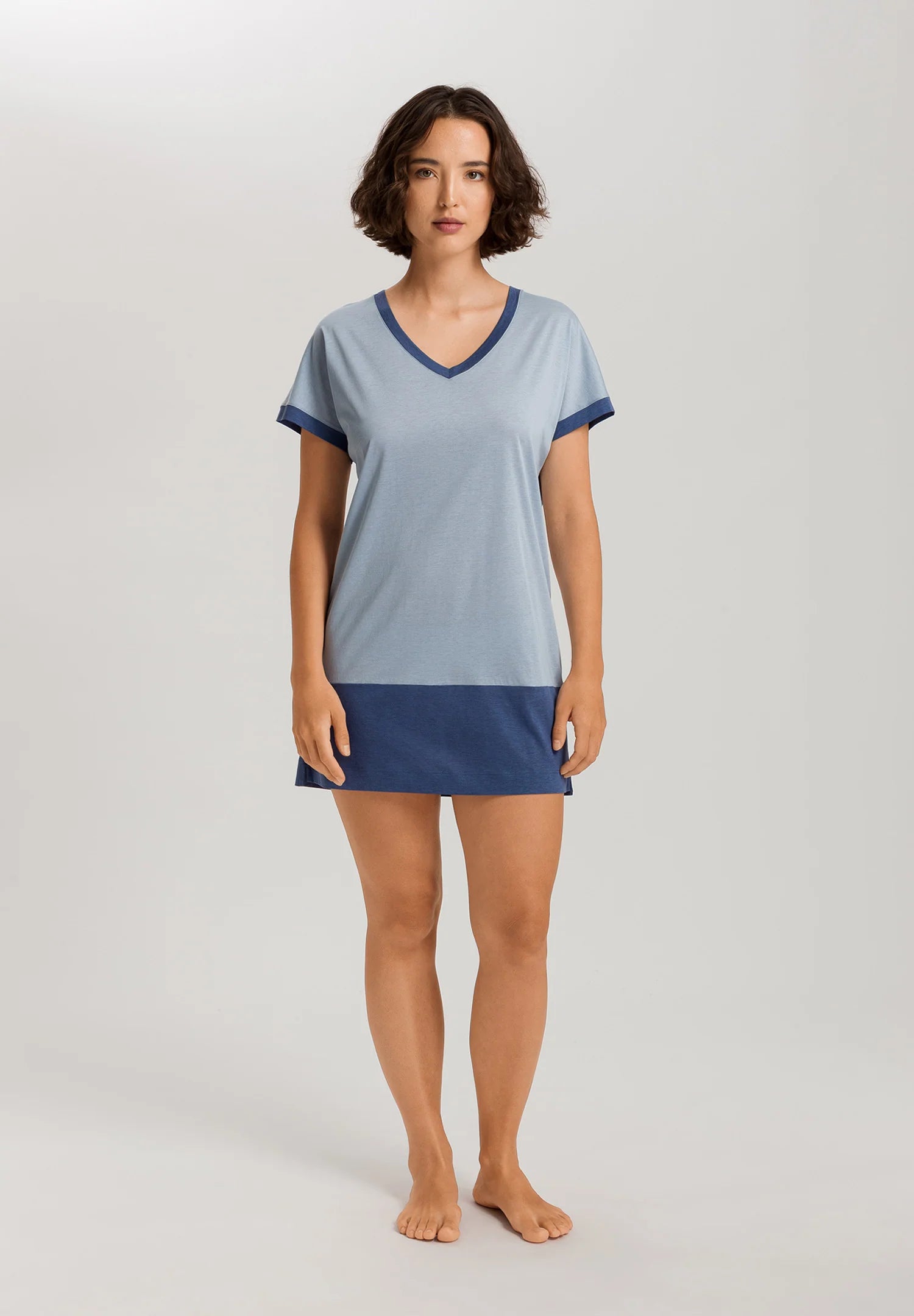 Hanro Laura Two Tone Big Shirt