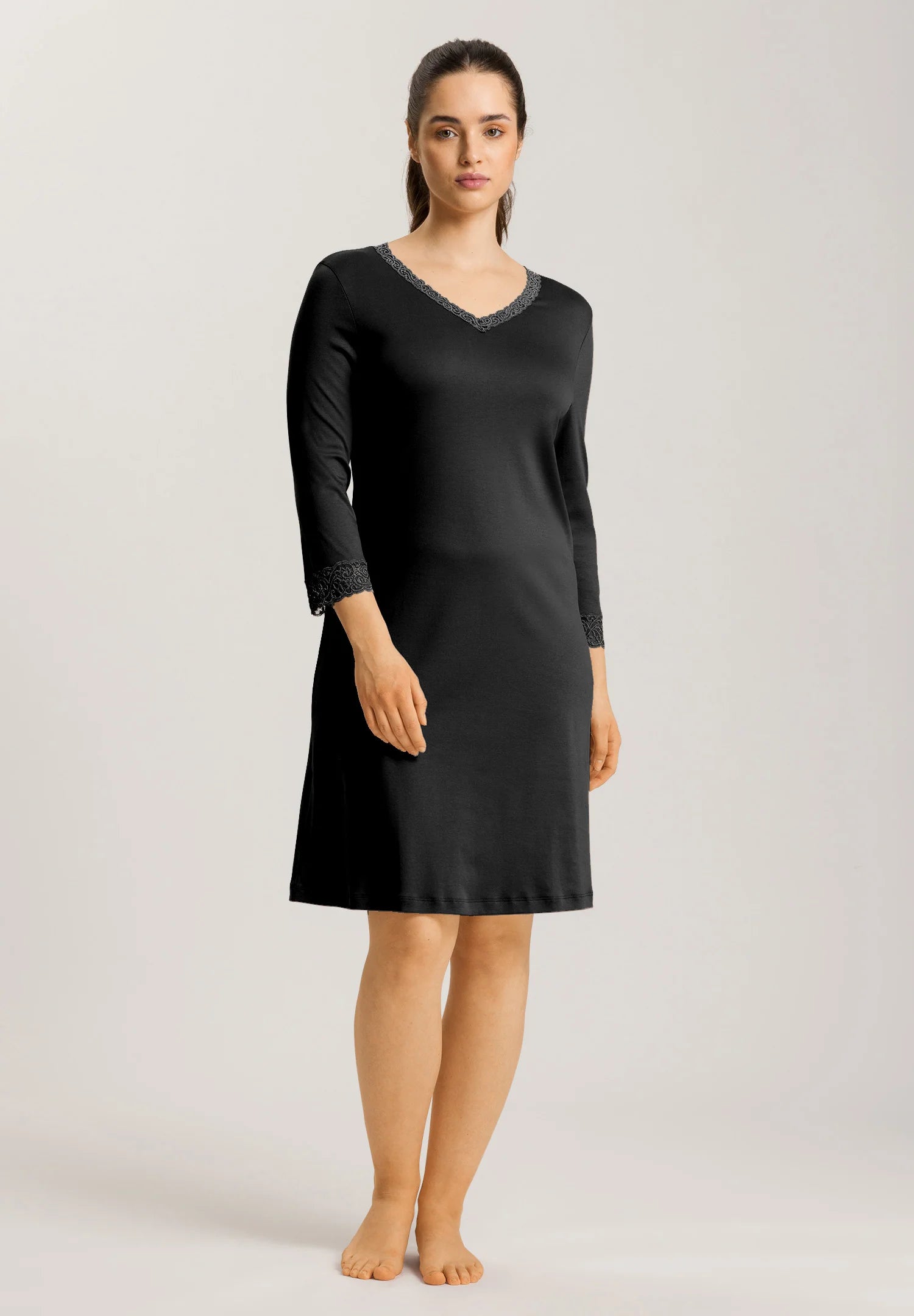 Hanro Moments 3/4 Sleeve Nightgown