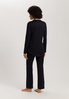 Hanro Cotton Deluxe Long Sleeve Button Front Pajama