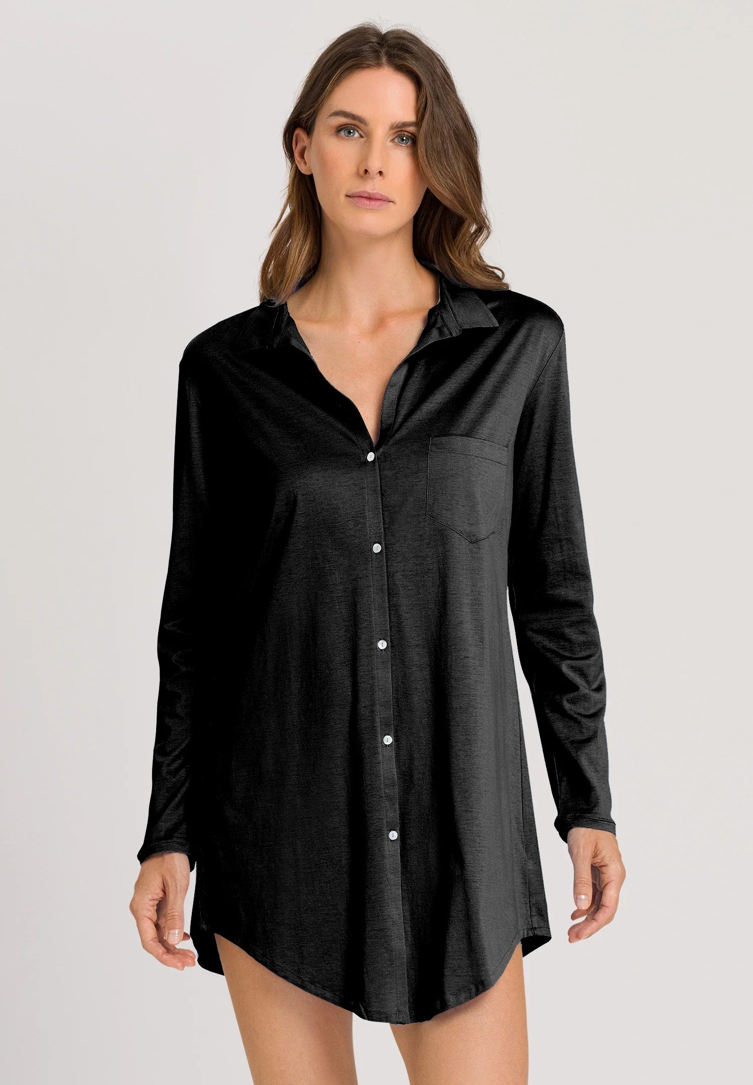 Hanro Cotton Deluxe Boyfriend Sleepshirt