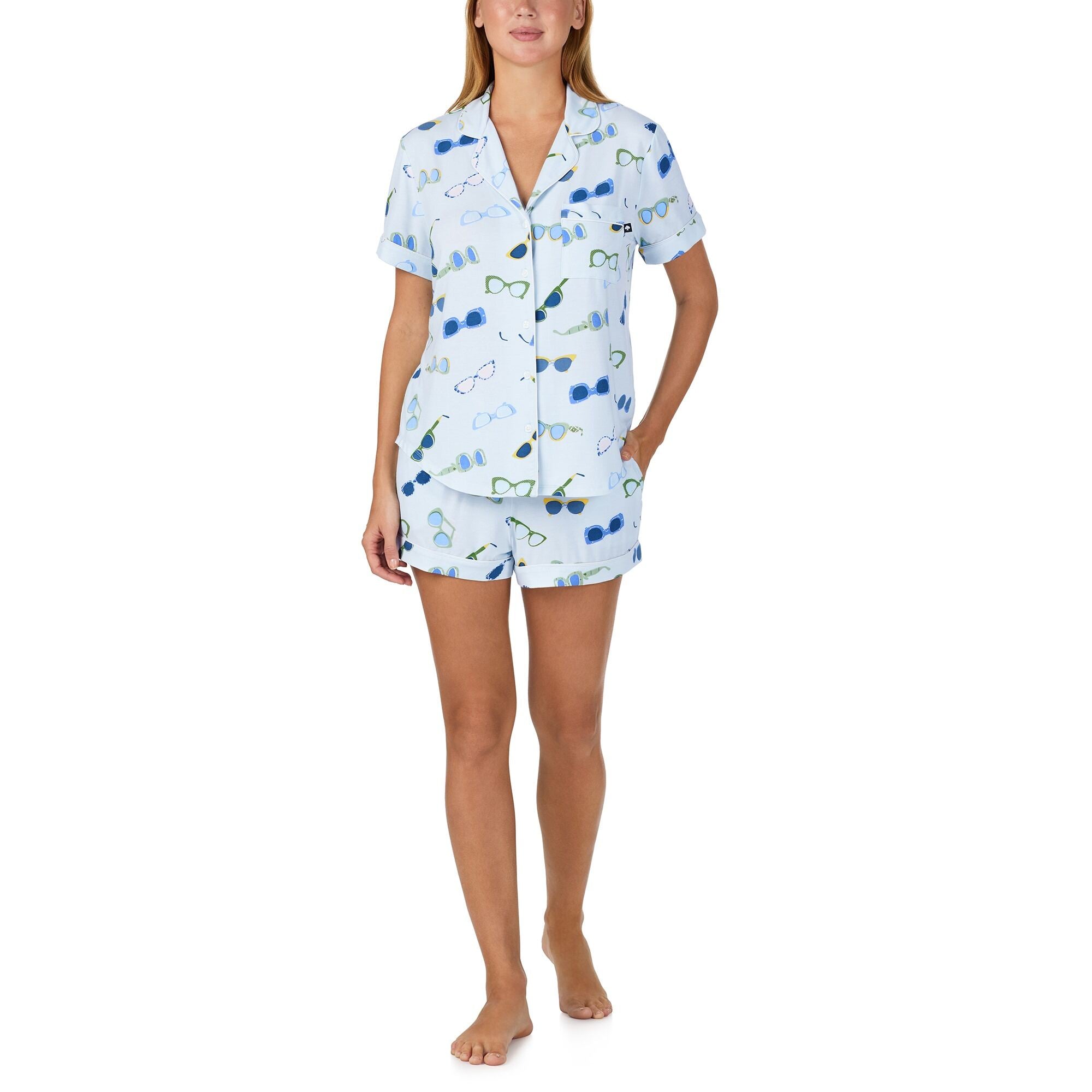 Kate Spade Modal Jersey S/S Notch Short PJ Set