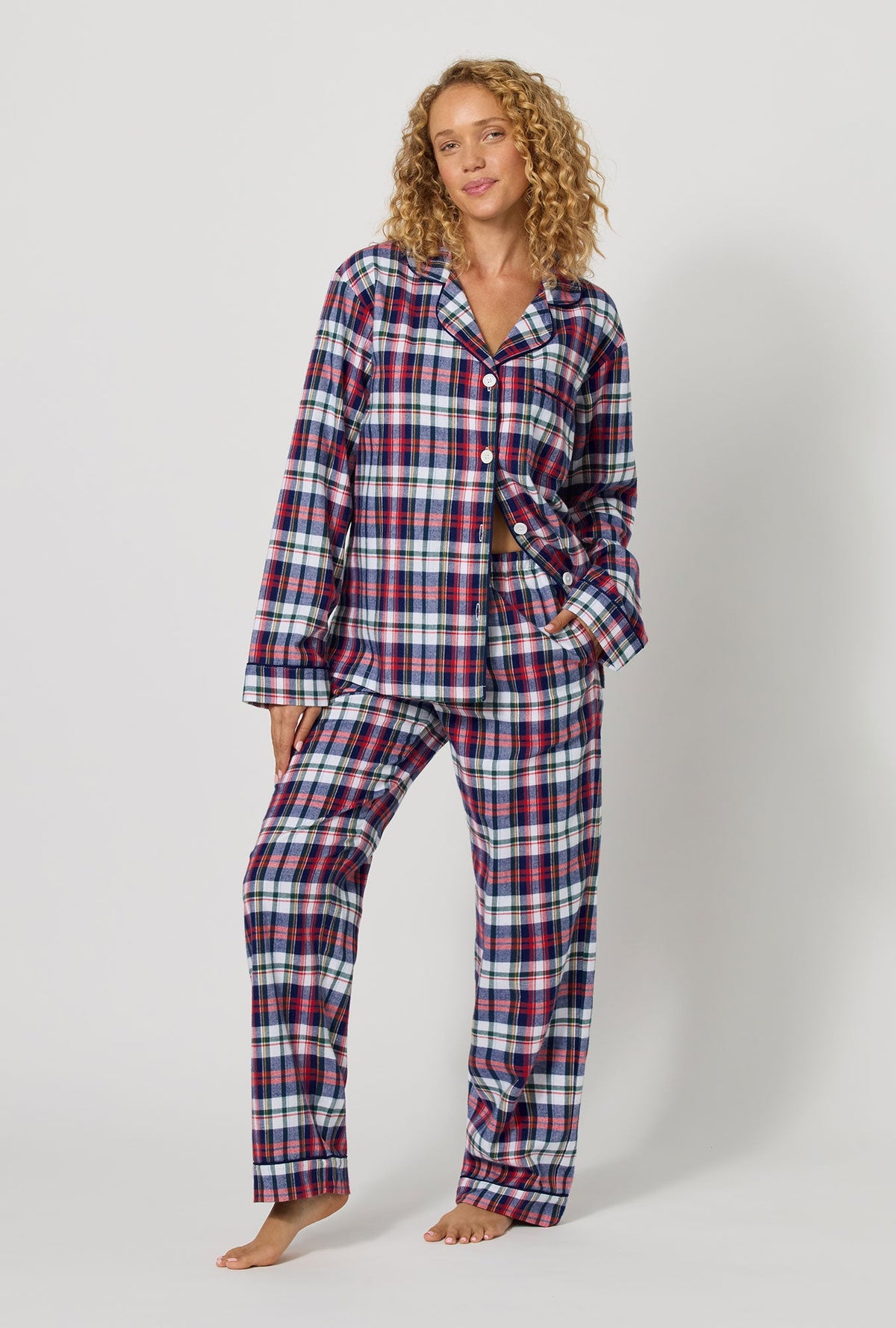 Bed Head Classic L/S Woven Portuguese Flannel PJ Set