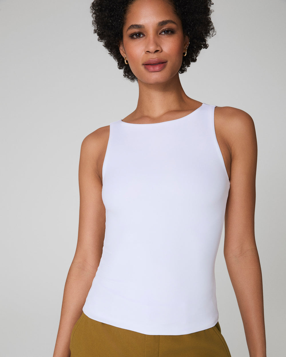 Spanx Smooth Jersey Boat Neck Tank