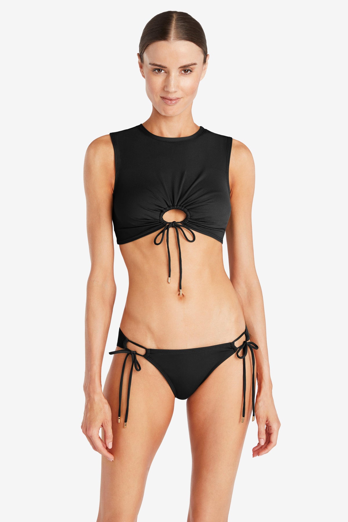 Robin Piccone Aubrey Loop Tie Side Hipster Bikini Bottom