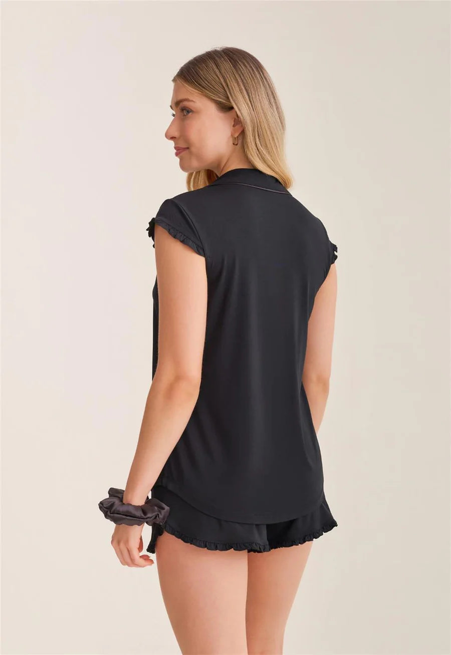Fleurt Shortie PJ Set with Scrunchie