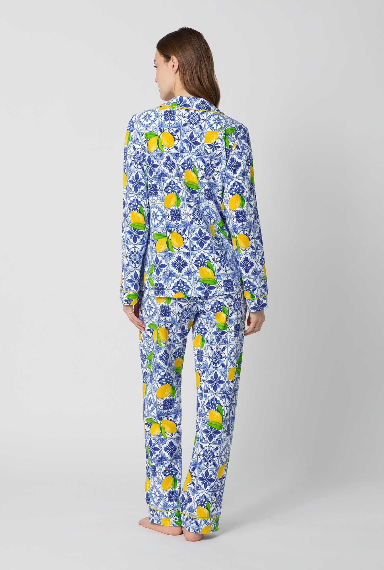 Bed Head Azure Summer L/S Classic Stretch Jersey PJ Set